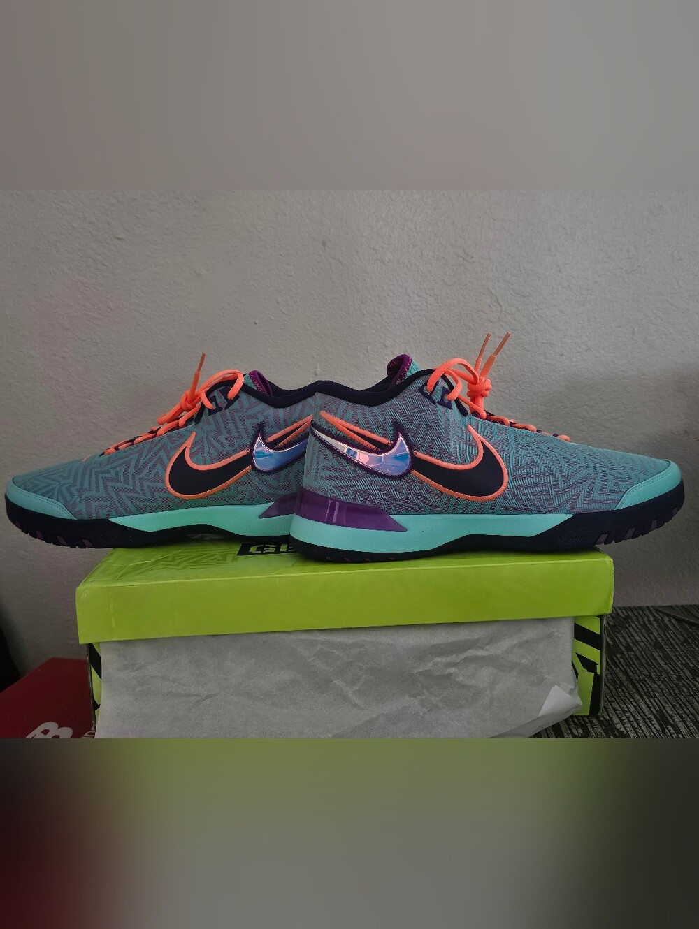 Nike LeBron NXXT Genisus Hyper Turquoise Purple Men’s 11 NWB HF0712-300